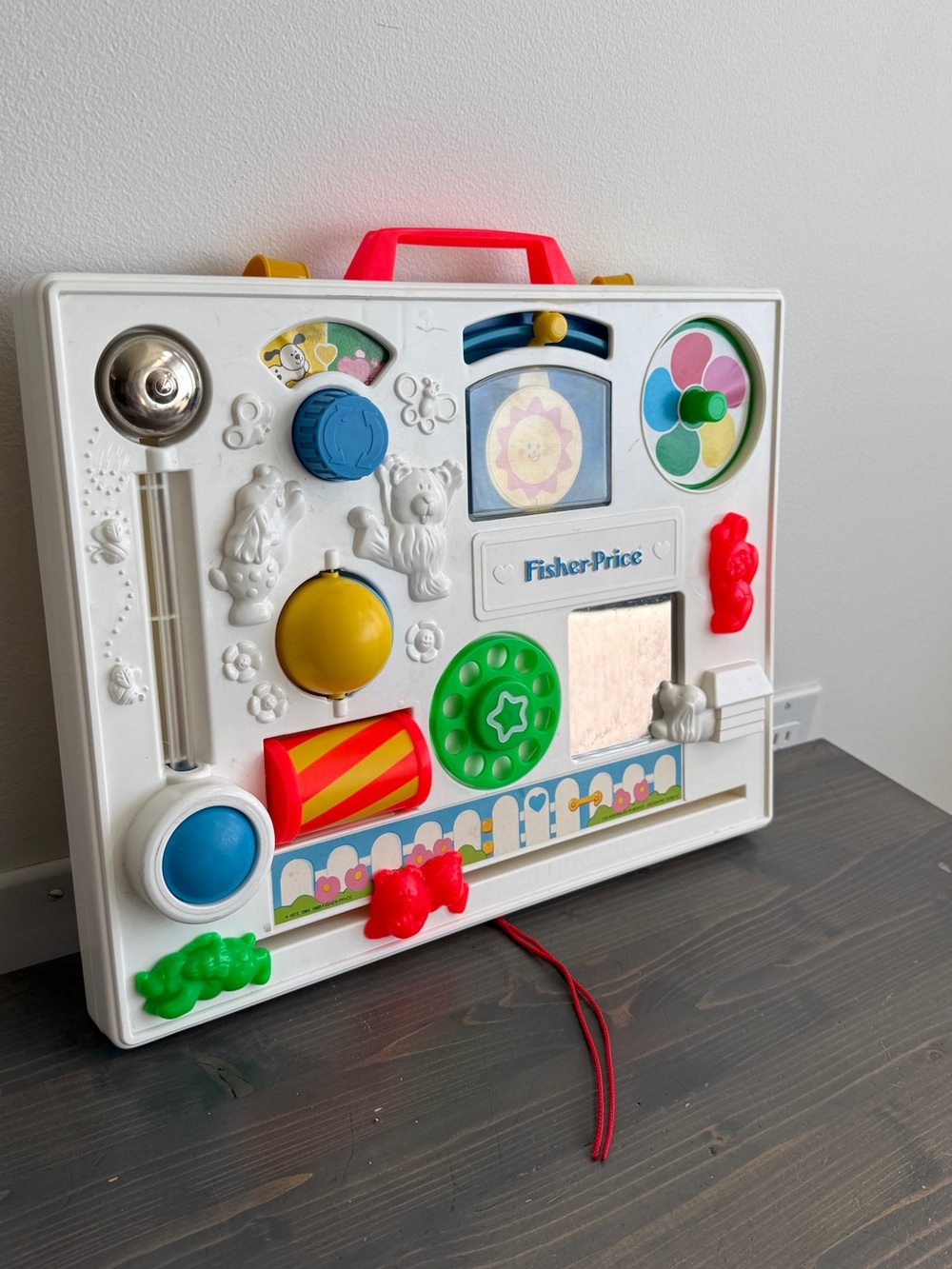 Vintage Fisher Price crib activity center 
1988